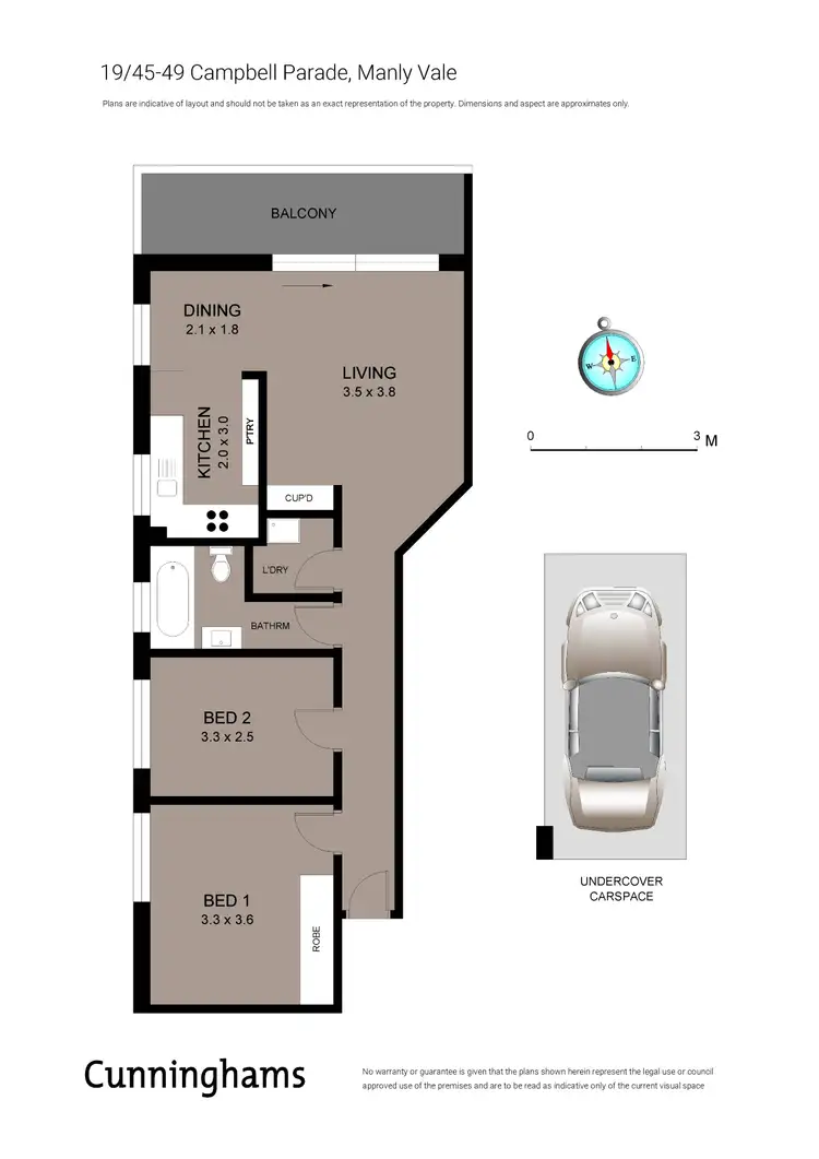 Floorplan of Homely apartment listing, 19/45-49 Campbell Parade, Manly Vale NSW 2093