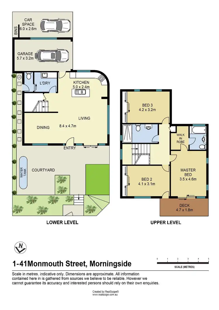 Floorplan of Homely townhouse listing, 1/41 Monmouth Street, Morningside QLD 4170