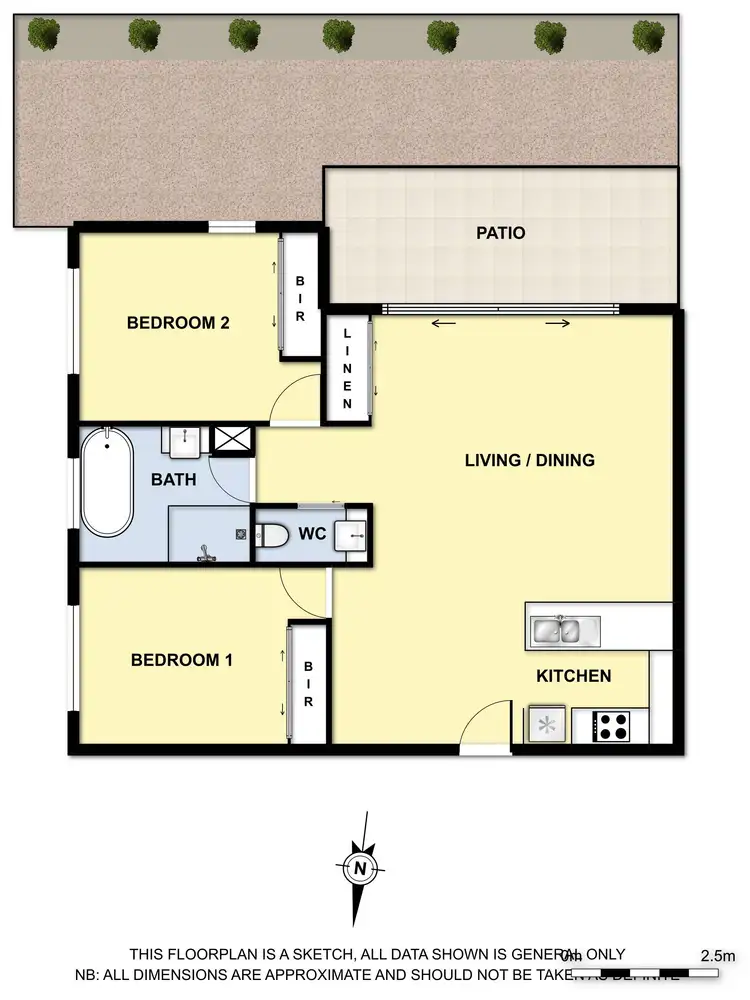 Floorplan of Homely apartment listing, G02/8 Selman Avenue, Ferntree Gully VIC 3156