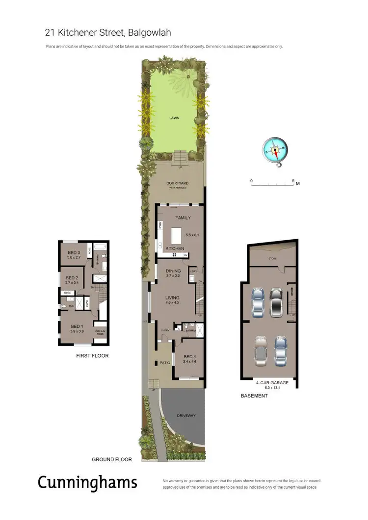 Floorplan of Homely townhouse listing, 21 Kitchener Street, Balgowlah NSW 2093