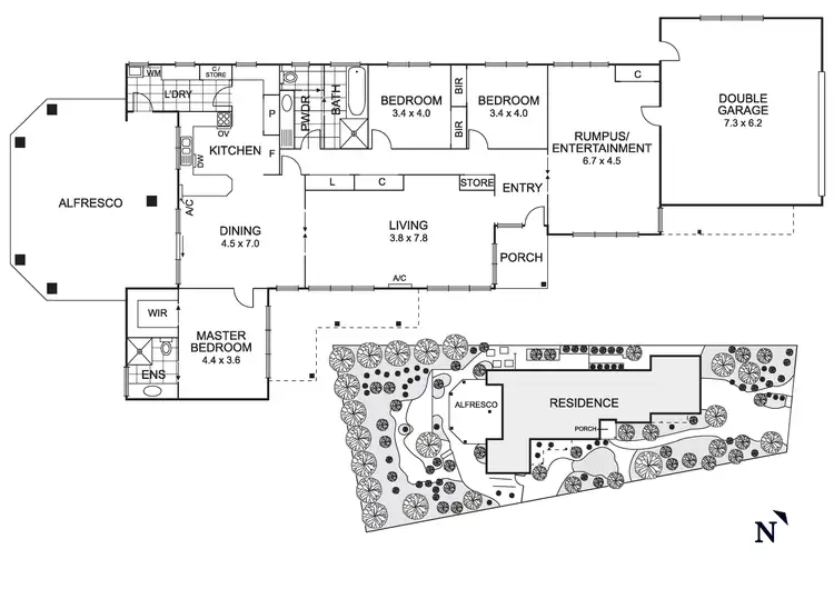 Floorplan of Homely house listing, 10 Hartwell Court, Werribee VIC 3030