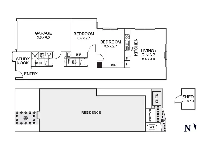 Floorplan of Homely unit listing, 10/4 Mantello Drive, Werribee VIC 3030