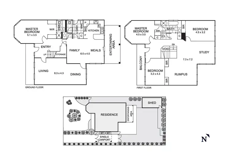Floorplan of Homely house listing, 13 Quinlan Court, Werribee VIC 3030