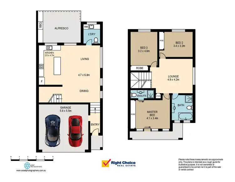 Floorplan of Homely townhouse listing, 1/7 Cascade Circuit, Albion Park NSW 2527