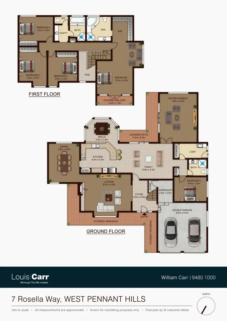 Floorplan of Homely house listing, 7 Rosella Way, West Pennant Hills NSW 2125