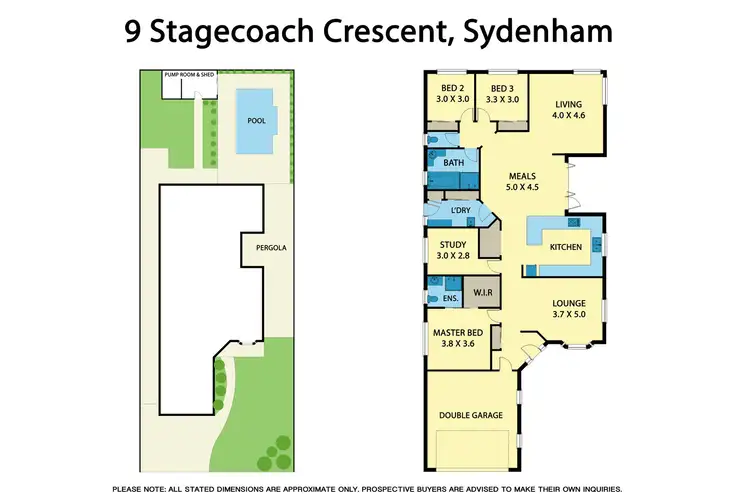 Floorplan of Homely house listing, 9 Stagecoach Crescent, Sydenham VIC 3037