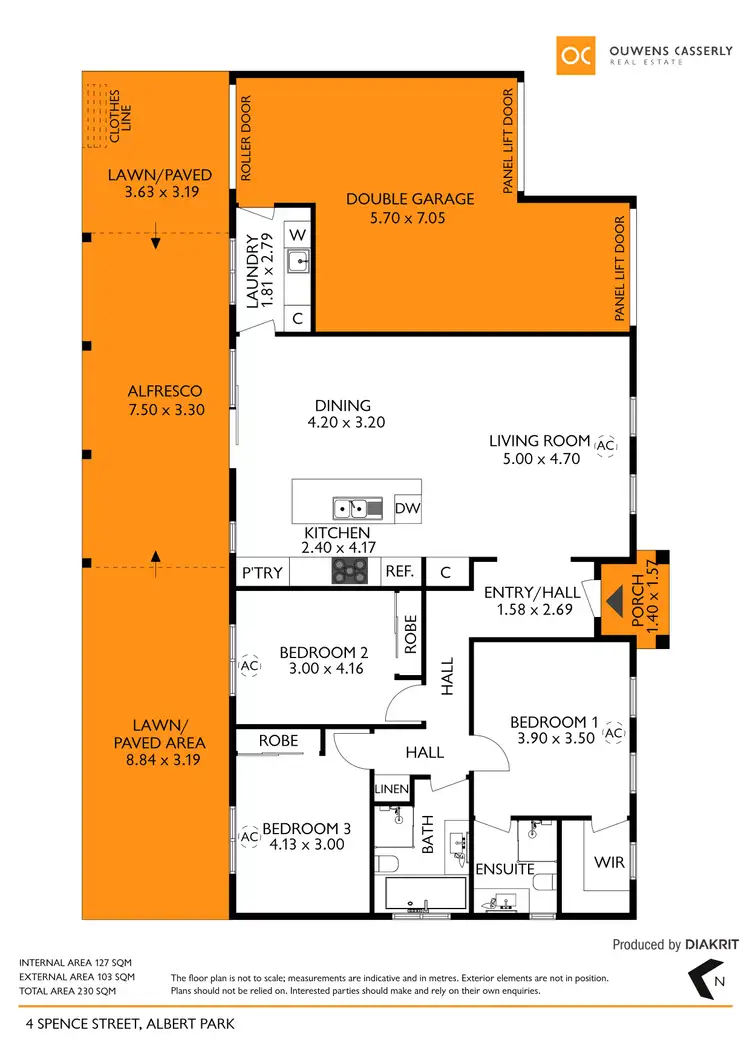 Floorplan of Homely house listing, 4 Spence Street, Albert Park SA 5014