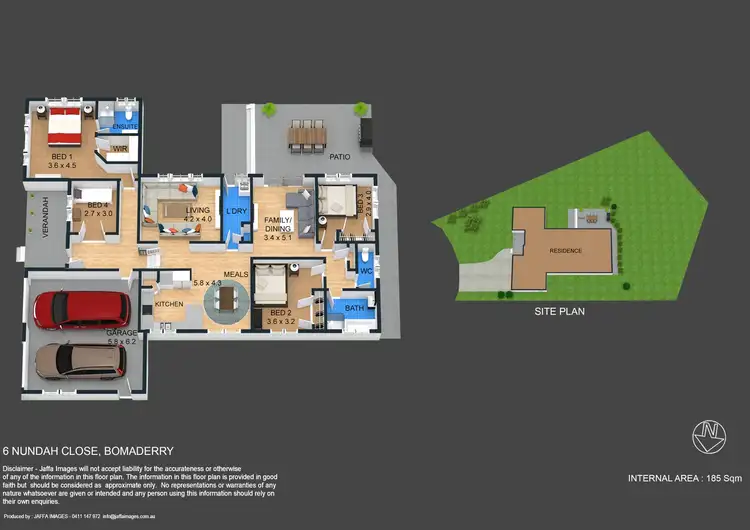 Floorplan of Homely house listing, 6 Nundah Place, Bomaderry NSW 2541