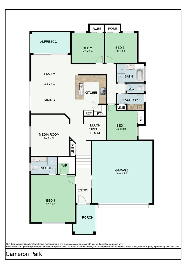 Floorplan of Homely house listing, 16 Canada Crescent, Cameron Park NSW 2285