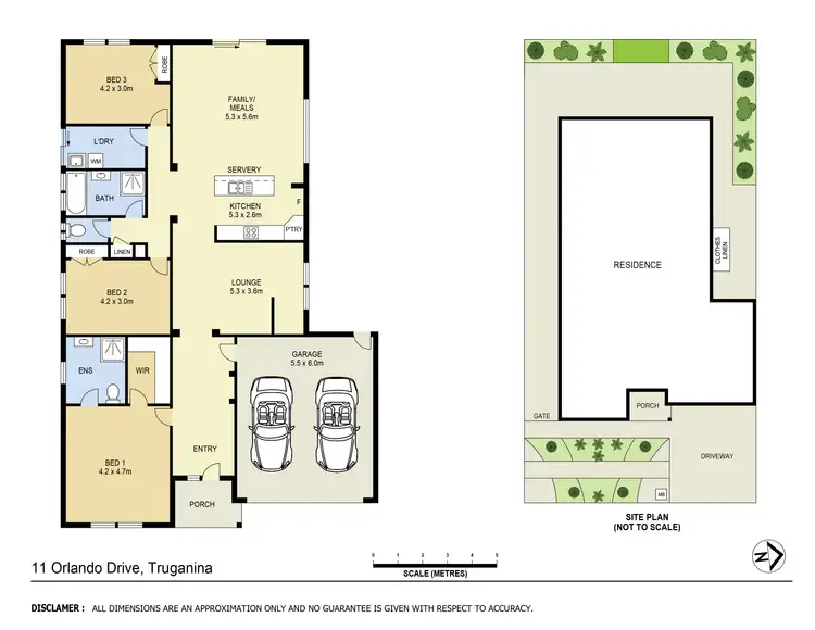 Floorplan of Homely house listing, 11 Orlando Drive, Truganina VIC 3029