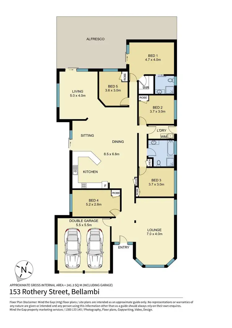 Floorplan of Homely house listing, 153 Rothery Street, Bellambi NSW 2518