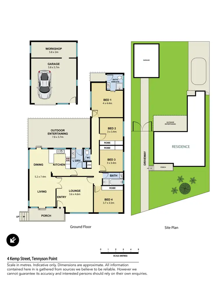 Floorplan of Homely house listing, 4 Kemp Street, Tennyson Point NSW 2111