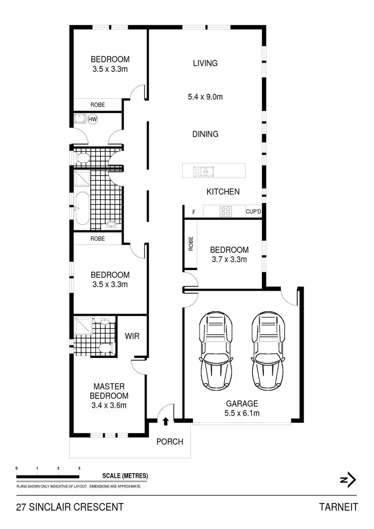 Floorplan of Homely house listing, 27 Sinclair Crescent, Tarneit VIC 3029