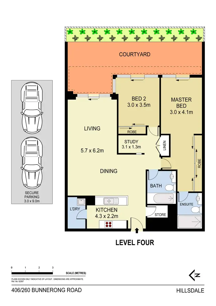 Floorplan of Homely apartment listing, 406/260 Bunnerong Road, Hillsdale NSW 2036