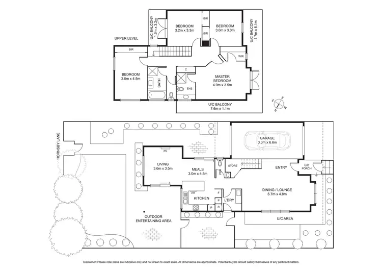 Floorplan of Homely townhouse listing, 9-11 Moylan Lane, Kensington VIC 3031