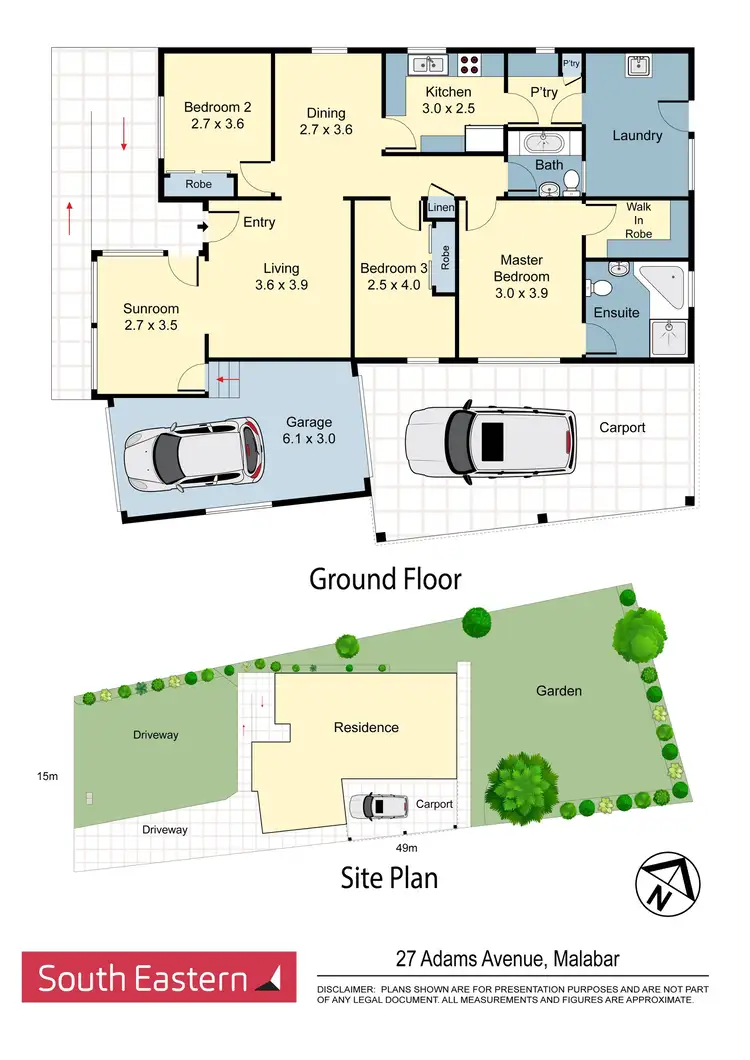Floorplan of Homely house listing, 27 Adams Avenue, Malabar NSW 2036