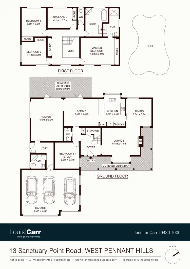 Floorplan of Homely house listing, 13 Sanctuary Point Road, West Pennant Hills NSW 2125