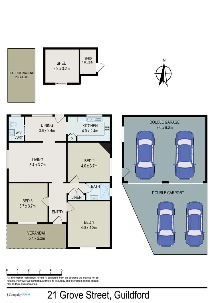Floorplan of Homely house listing, 21 Grove Street, Guildford NSW 2161