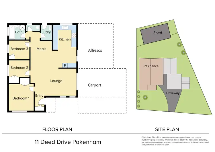 Floorplan of Homely house listing, 11 Deed Drive, Pakenham VIC 3810