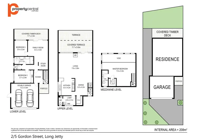 Floorplan of Homely townhouse listing, 2/5 Gordon Road, Long Jetty NSW 2261