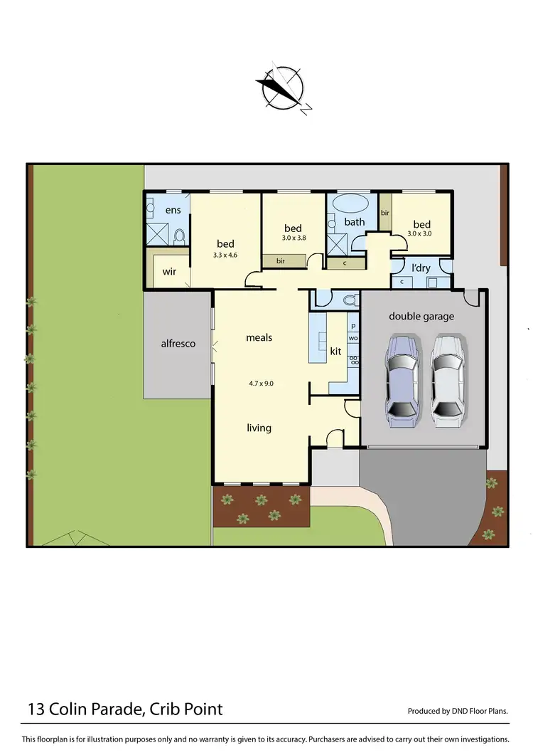 Floorplan of Homely house listing, 13 Colin Parade, Crib Point VIC 3919