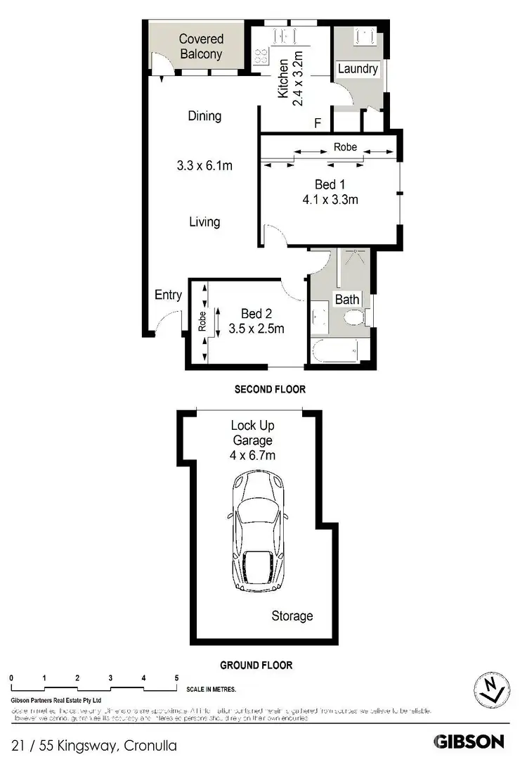 Floorplan of Homely unit listing, 21/55-59 Kingsway, Cronulla NSW 2230