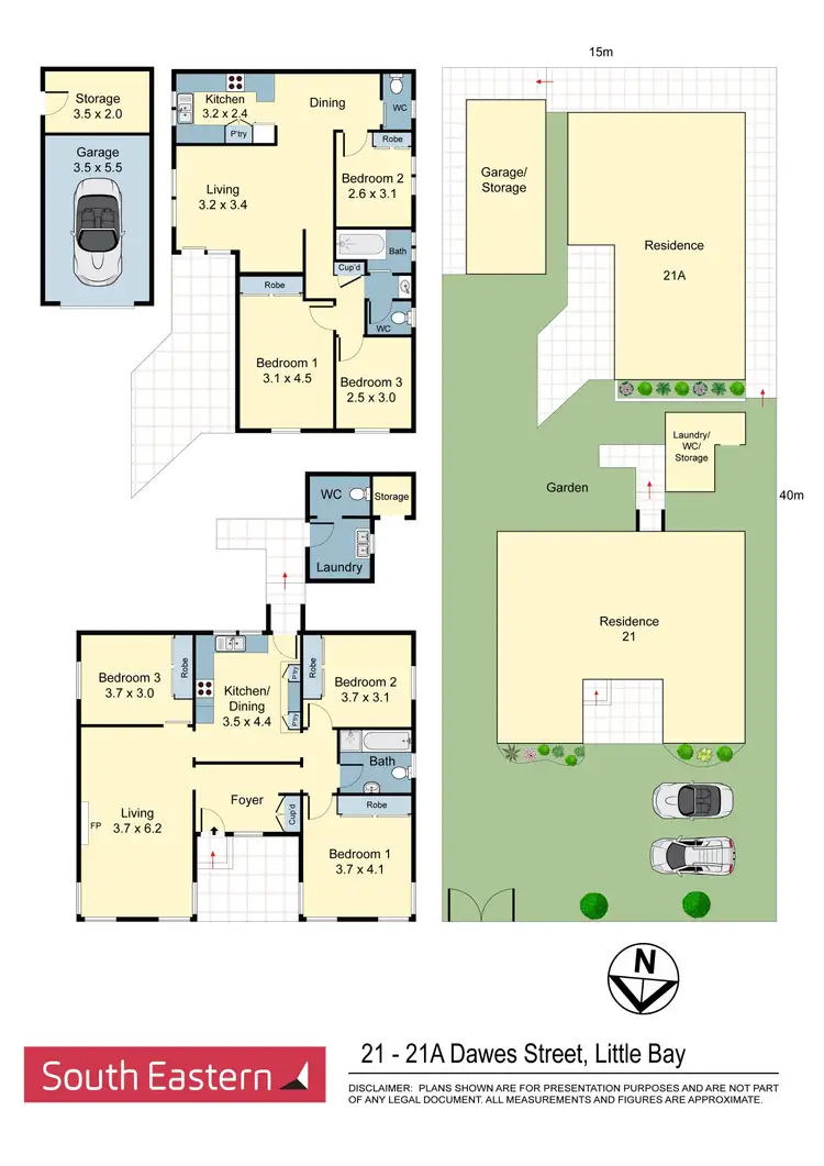 Floorplan of Homely house listing, 21-21A Dawes Street, Little Bay NSW 2036