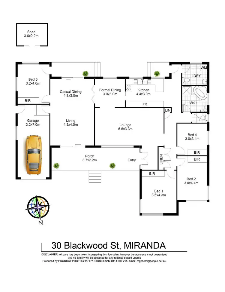 Floorplan of Homely house listing, 30 Blackwood Street, Miranda NSW 2228