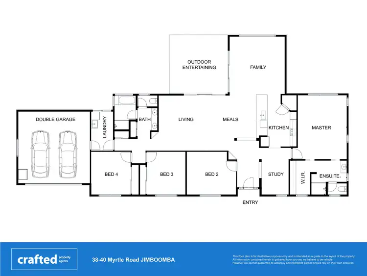 Floorplan of Homely house listing, 38-40 Myrtle Road, Jimboomba QLD 4280