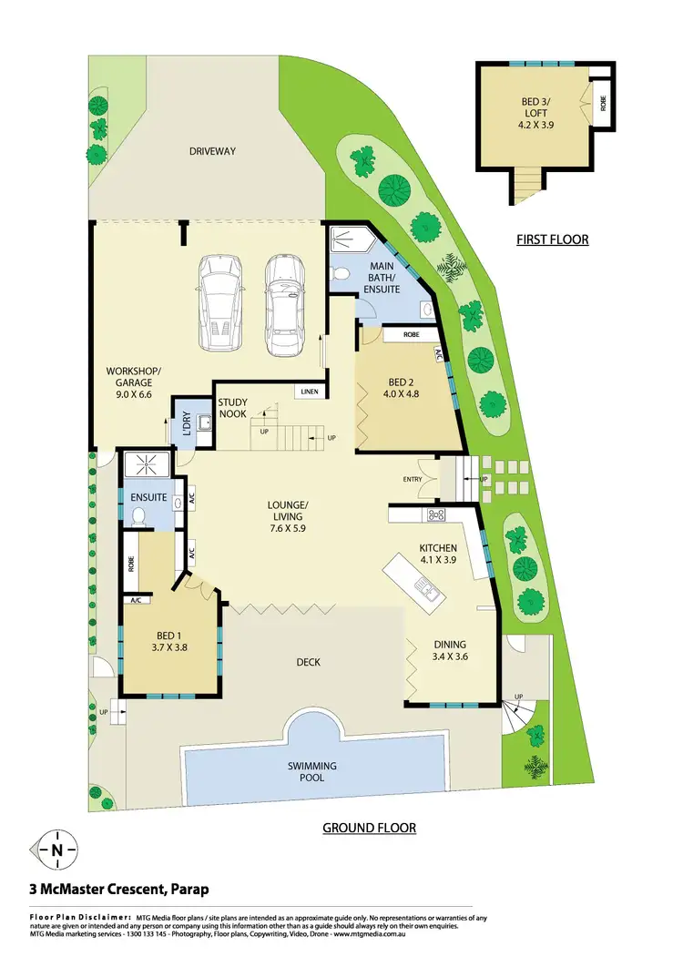 Floorplan of Homely house listing, 3 McMaster Crescent, Parap NT 820