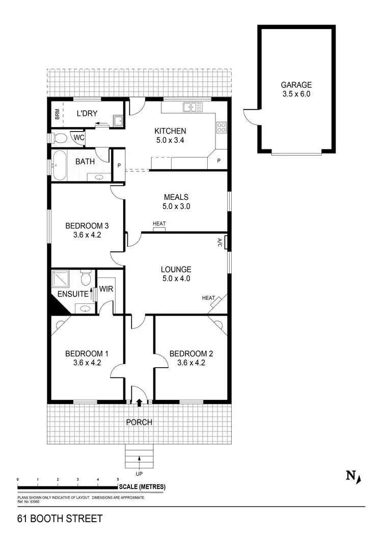 Floorplan of Homely house listing, 61 Booth Street, Golden Square VIC 3555