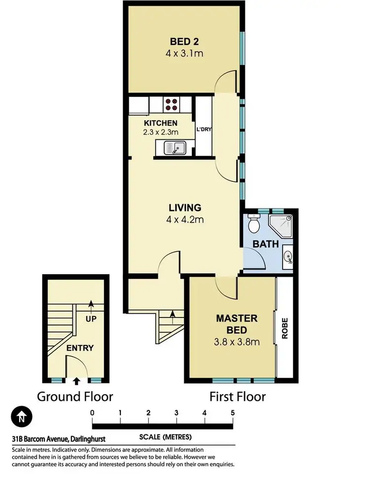 Floorplan of Homely apartment listing, 31B Barcom Avenue, Darlinghurst NSW 2010