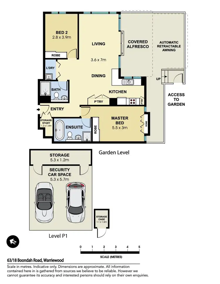 Floorplan of Homely apartment listing, 63/18 Boondah Road, Warriewood NSW 2102