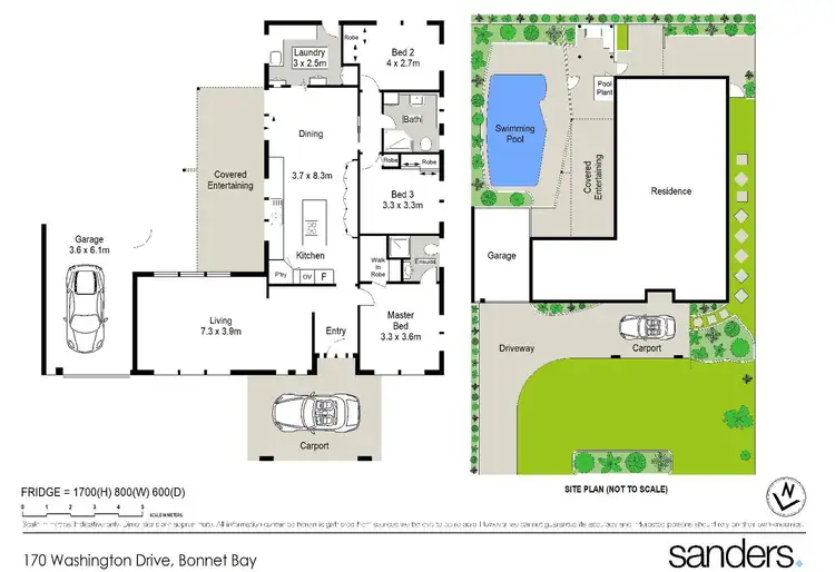 Floorplan of Homely house listing, 170 Washington Drive, Bonnet Bay NSW 2226