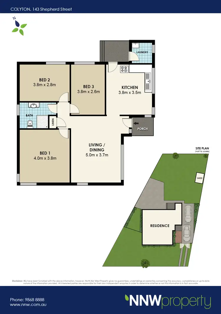 Floorplan of Homely house listing, 143 Shepherd Street, Colyton NSW 2760
