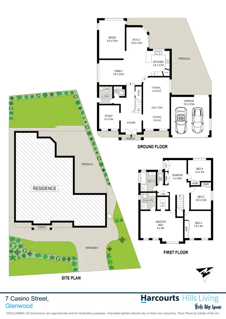 Floorplan of Homely house listing, 7 Casino Street, Glenwood NSW 2768