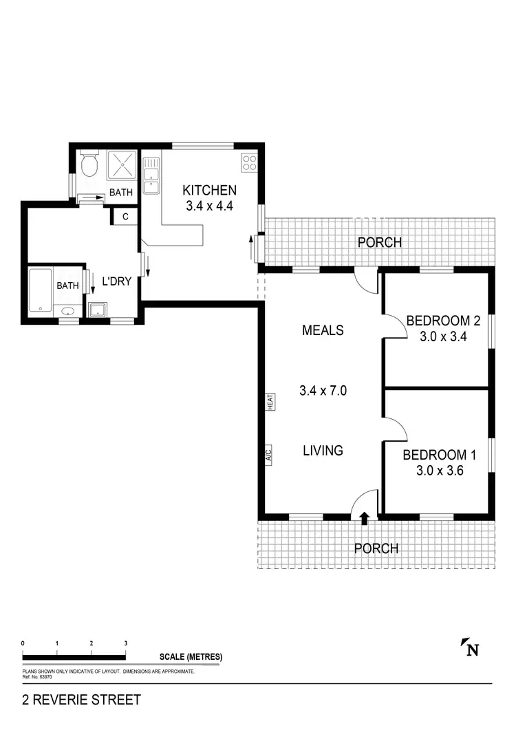 Floorplan of Homely house listing, 2 Reverie Street, Long Gully VIC 3550