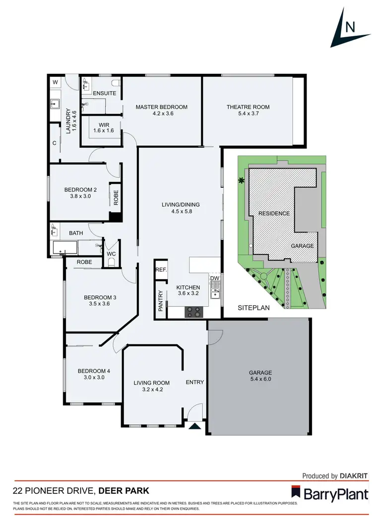 Floorplan of Homely house listing, 22 Pioneer Drive, Deer Park VIC 3023