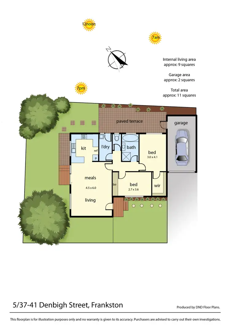 Floorplan of Homely unit listing, 5/37-41 Denbigh Street, Frankston VIC 3199
