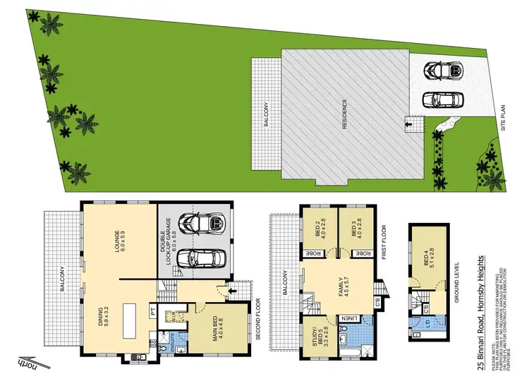 Floorplan of Homely house listing, 25 Binnari Road, Hornsby Heights NSW 2077