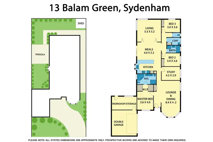 Floorplan of Homely house listing, 13 Balam Green, Sydenham VIC 3037