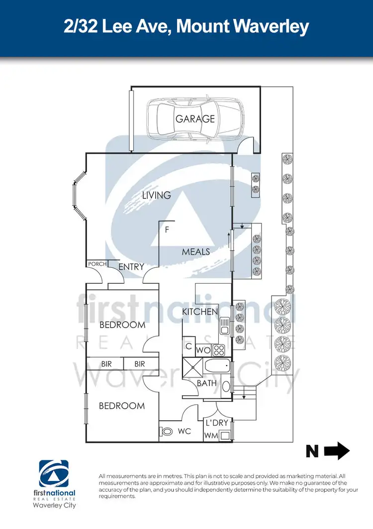 Floorplan of Homely unit listing, 2/32 Lee Avenue, Mount Waverley VIC 3149