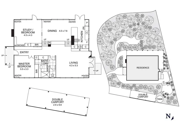 Floorplan of Homely house listing, 16 Glenister Drive, Eltham VIC 3095