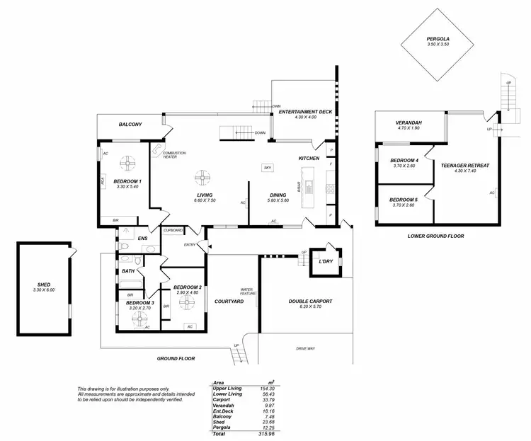 Floorplan of Homely house listing, 82 Gloucester Avenue, Belair SA 5052