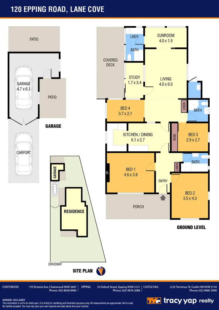 Floorplan of Homely house listing, 120 Epping Road, Lane Cove NSW 2066