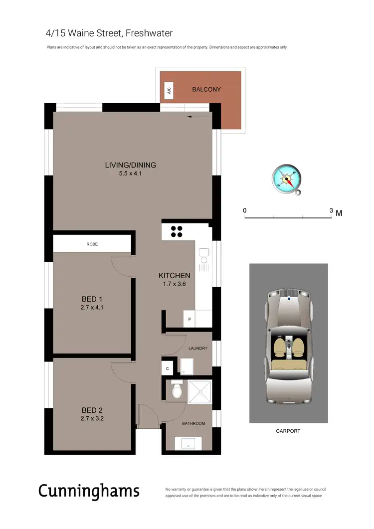 Floorplan of Homely apartment listing, 4/15 Waine Street, Freshwater NSW 2096