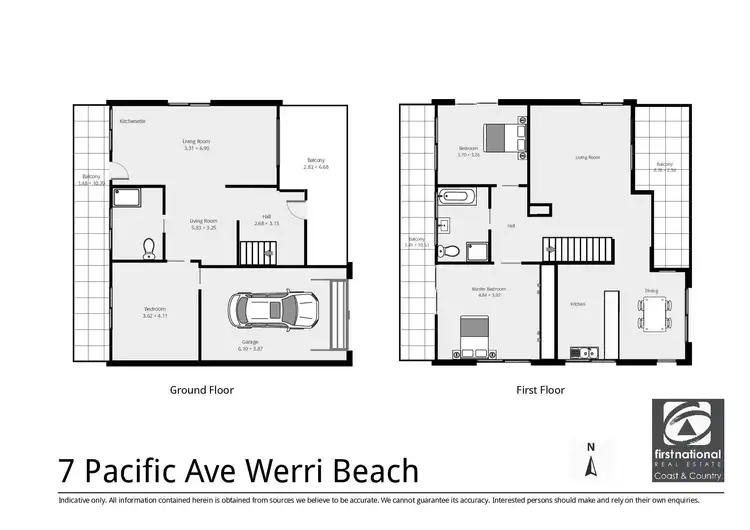 Floorplan of Homely house listing, 7 Pacific Avenue, Werri Beach NSW 2534