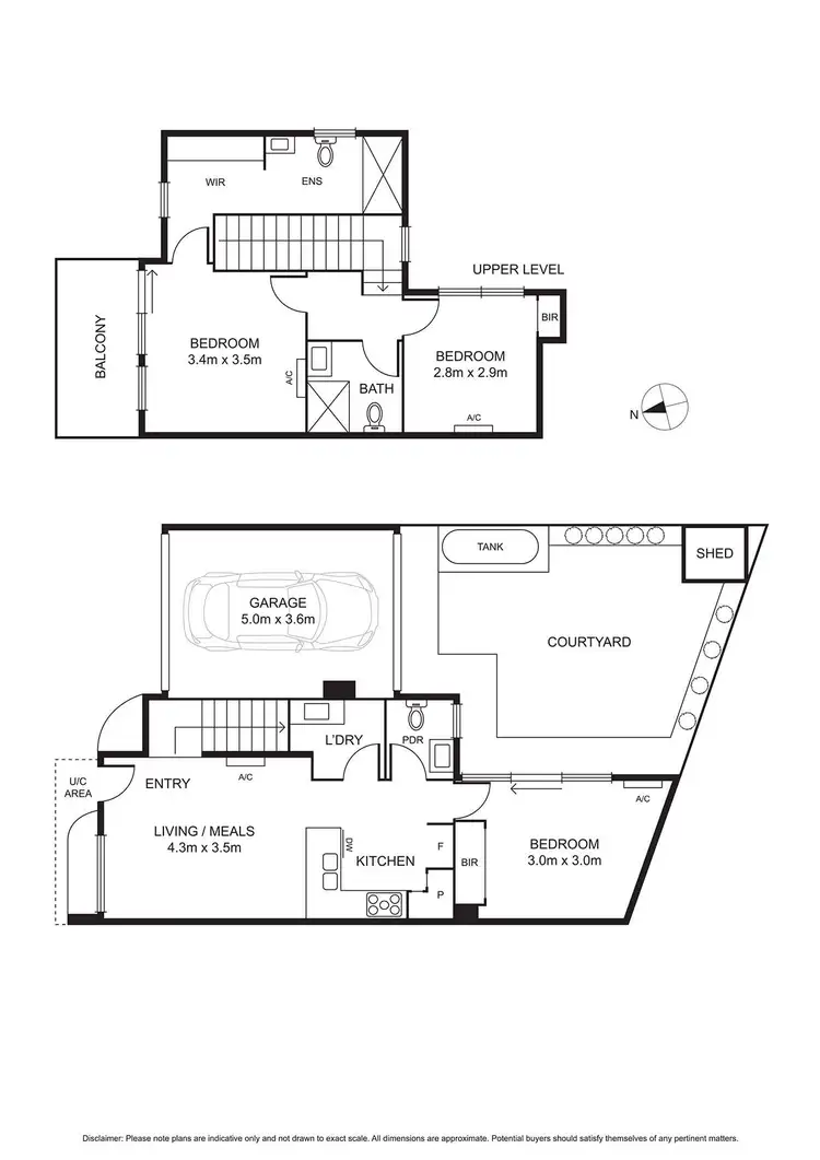 Floorplan of Homely unit listing, 2/13 Oliver Court, Fawkner VIC 3060