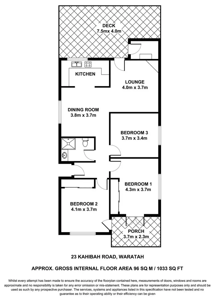 Floorplan of Homely house listing, 23 Kahibah Road, Waratah NSW 2298