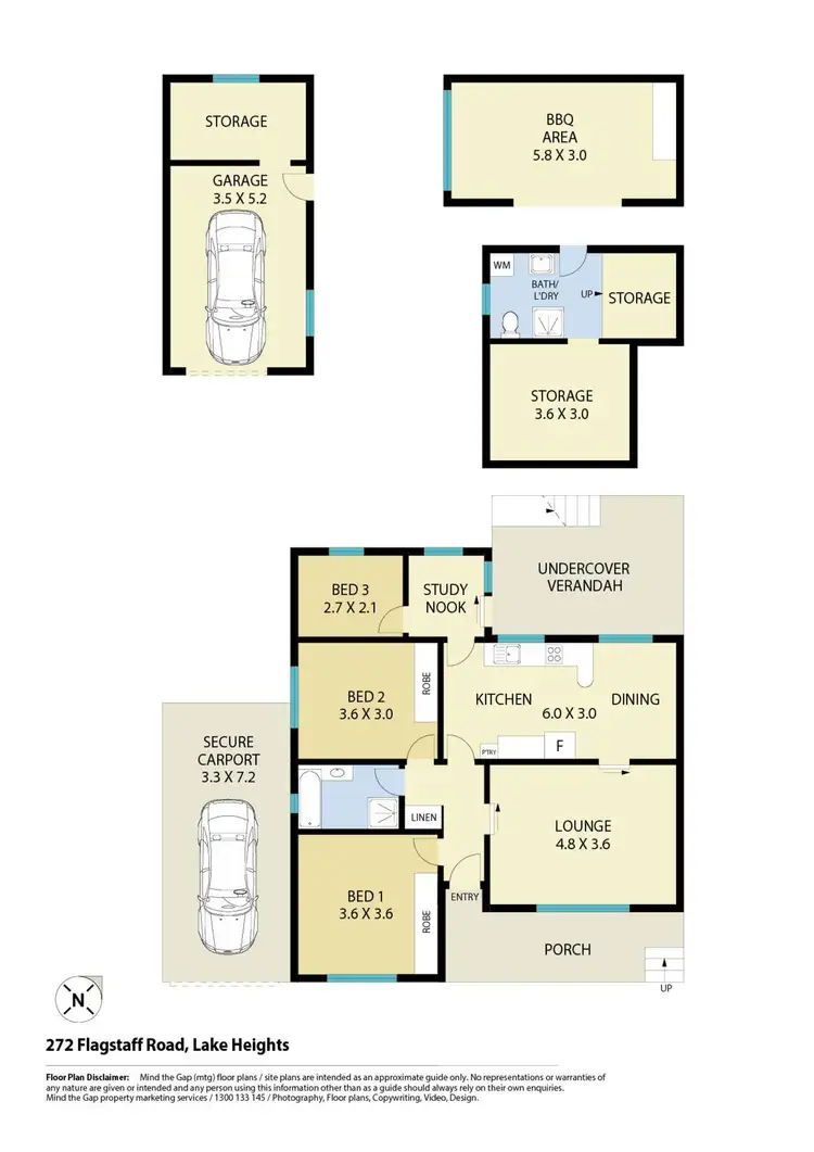 Floorplan of Homely house listing, 272 Flagstaff Road, Lake Heights NSW 2502